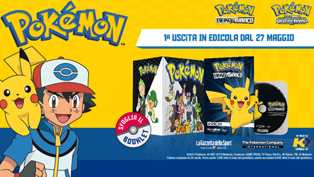 In edicola arrivano i Pokémon con la Gazzetta dello Sport