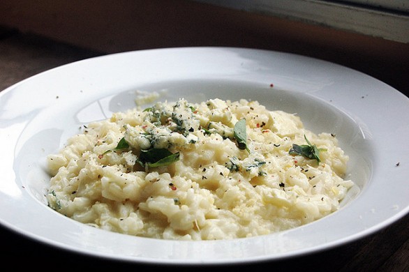 Il riso al gorgonzola con la ricetta semplice