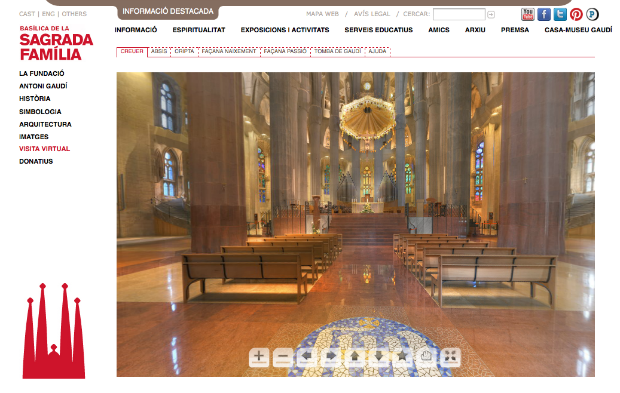 Alla Sagrada Familia, visita virtuale nel capolavoro di Gaudí