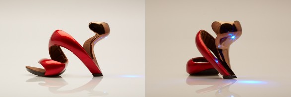 Le scarpe di Julian Hakes dedicate al personaggio di Gwyneth Paltrow in Iron Man 3
