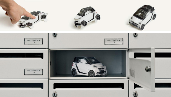 Per la Smart fortwo la pubblicità semplice e intelligente