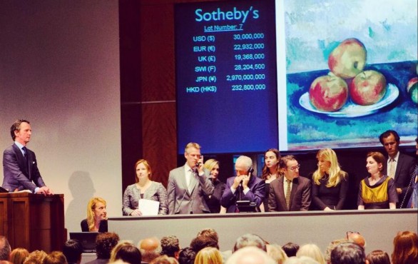 Sotheby’s con un’asta d’arte milionaria a New York