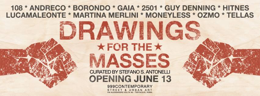 Drawing for the masses &#8211; 999 Gallery