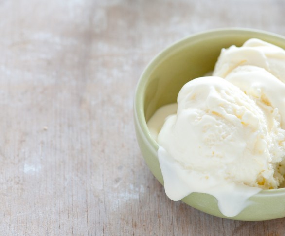 Il gelato al limone leggero