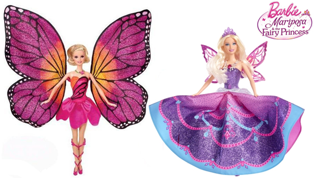 Barbie Mariposa e la Principessa delle Fate con le bambole Mattel