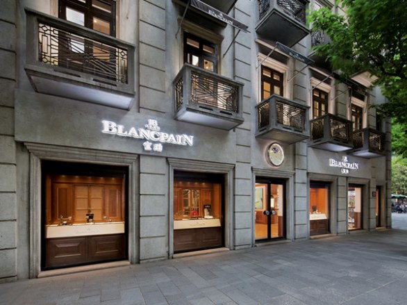 Blancpain apre la sua boutique di lusso più grande a Shanghai