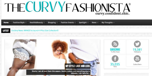 I blog di moda per le donne curvy con idee moda per le taglie comode