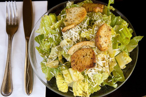 La ricetta della Caesar salad