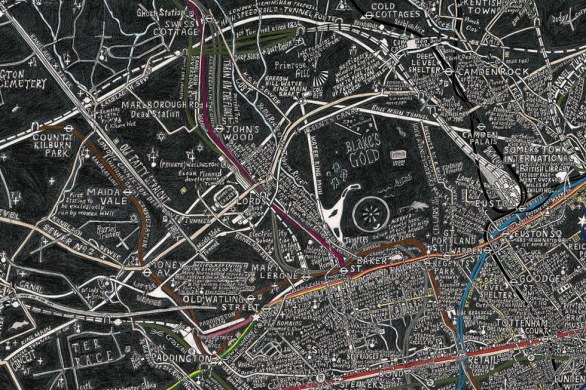 Stephen Walter, le mappe della Londra sotterranea
