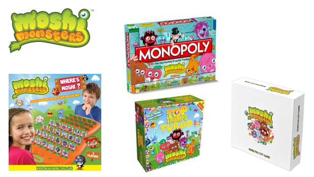 Moshi Monsters in versione giochi da tavolo