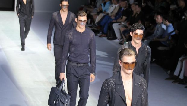 Sfilate Moda Uomo 2013: l&#8217;uomo puro di Emporio Armani, la collezione primavera estate 2014