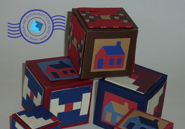 Papercraft fai da te per i fan del patchwork e del log cabin