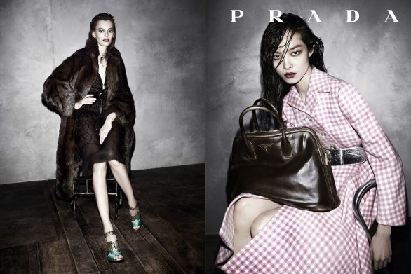 La campagna pubblicitaria di Prada per la collezione donna autunno-inverno 2013-2014