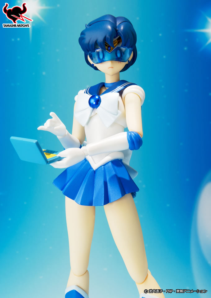 Sailor Mercury, l&#8217;action figure by Bandai