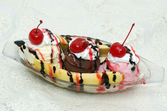 La ricetta originale del banana split