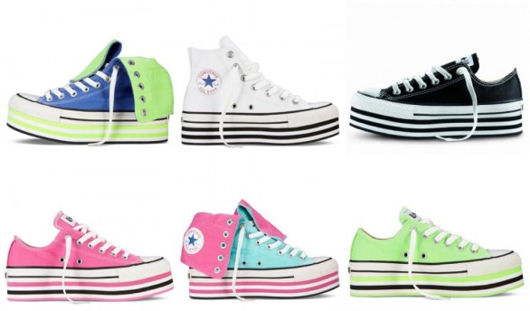 Le scarpe Converse 2013 con la zeppa