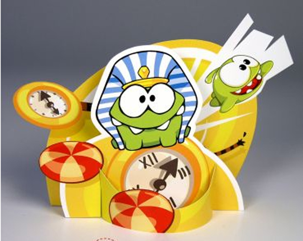 Cut the Rope Time Travel, il papercraft