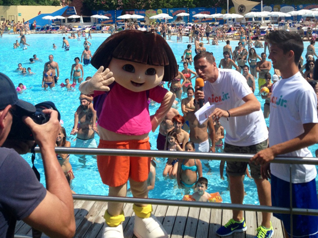 Dora l’esploratrice all’Aquafan di Riccione