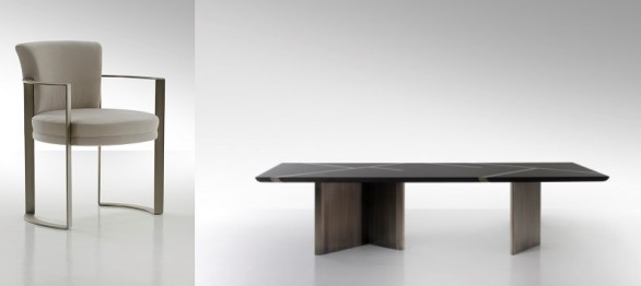Fendi Casa presenta il tavolo Margutta e la sedia Ripetta