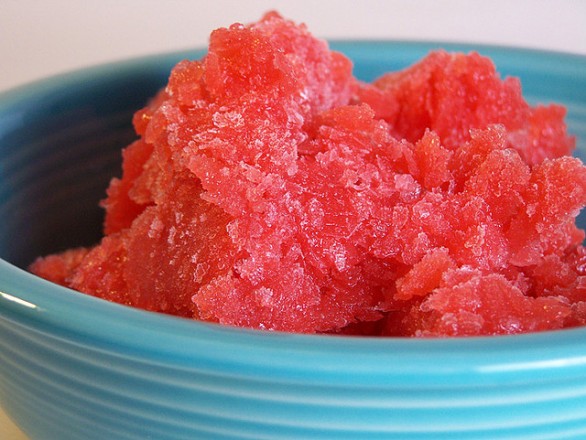 La granita alla fragola con la ricetta semplice