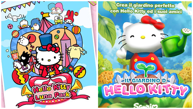 Apps: Hello Kitty Luna Park e Il giardino di Hello Kitty