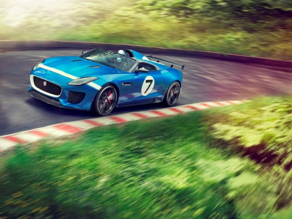 Jaguar Project 7, auto sportiva monoposto al Festival of Speed di Goodwood