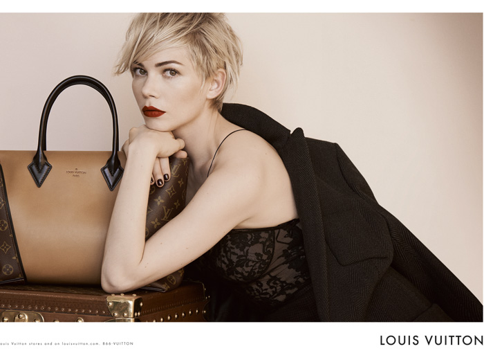 Louis Vuitton, la campagna pubblicitaria autunno inverno 2013 2014: protagonista Michelle Williams