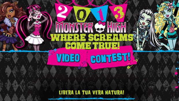 Monster High: Video Contest Where Screams Come True