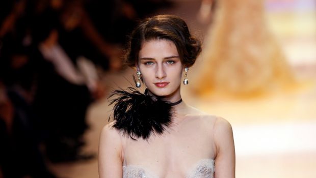 Sfilate Alta Moda Parigi 2013: la trasparenza lussuosa di Armani Privè, special guest Milla Jovovich