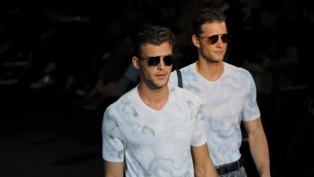 Giorgio Armani, la collezione primavera estate 2014: l&#8217;eleganza maschile degli opposti, le foto