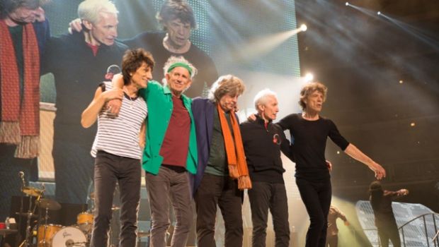 Rolling Stones Tour 2013: Ronnie Wood e Charlie Watts indossano i jeans Meltin&#8217;Pot