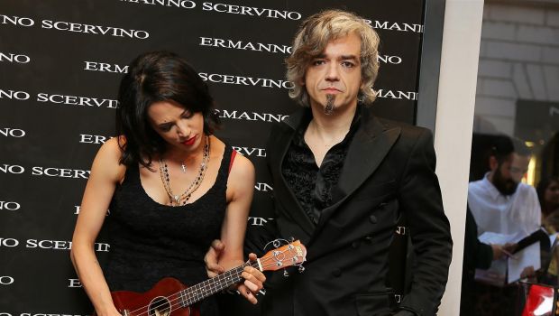 AltaRoma Luglio 2013: Ermanno Scervino inaugura la nuova boutique con Asia Argento e Morgan, le foto