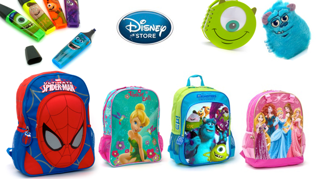 Linea scuola Disney Store: Monsters University, Planes, Trilli e tanti altri