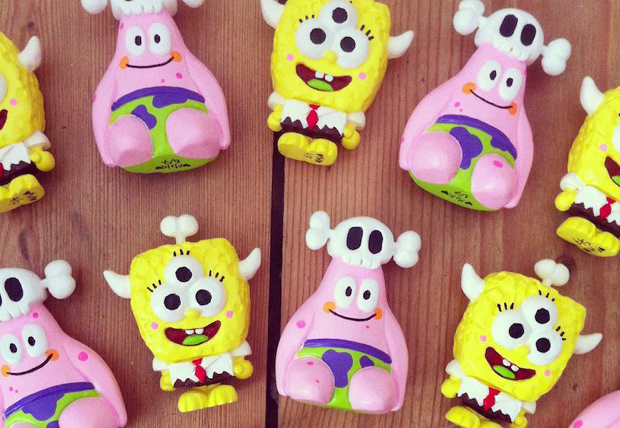 Spongebob Mutant Pants: le mini figure da collezione in mostra