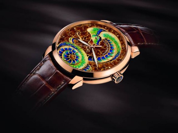 Orologi di lusso, Ulysse Nardin Classico Serpent con smalto champlevé