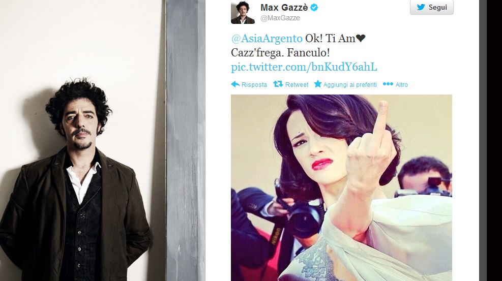 Max Gazzè e Asia Argento