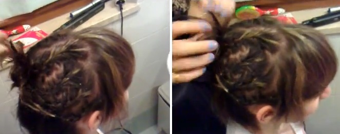 acconciatura veloce capelli corti