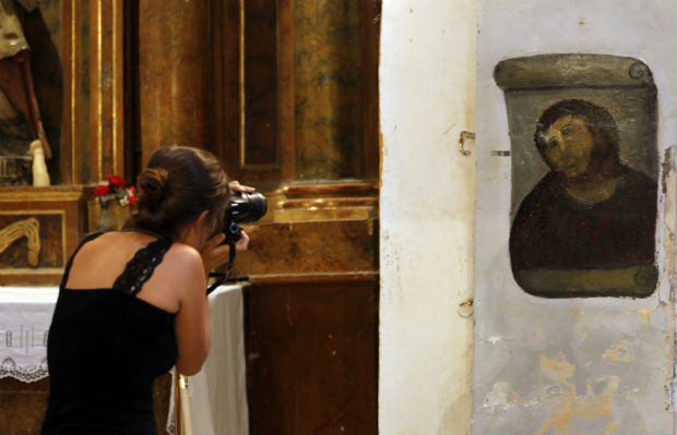 Ecce homo sfigurato, a Cecilia Gimenez una parte dei diritti d&#8217;autore