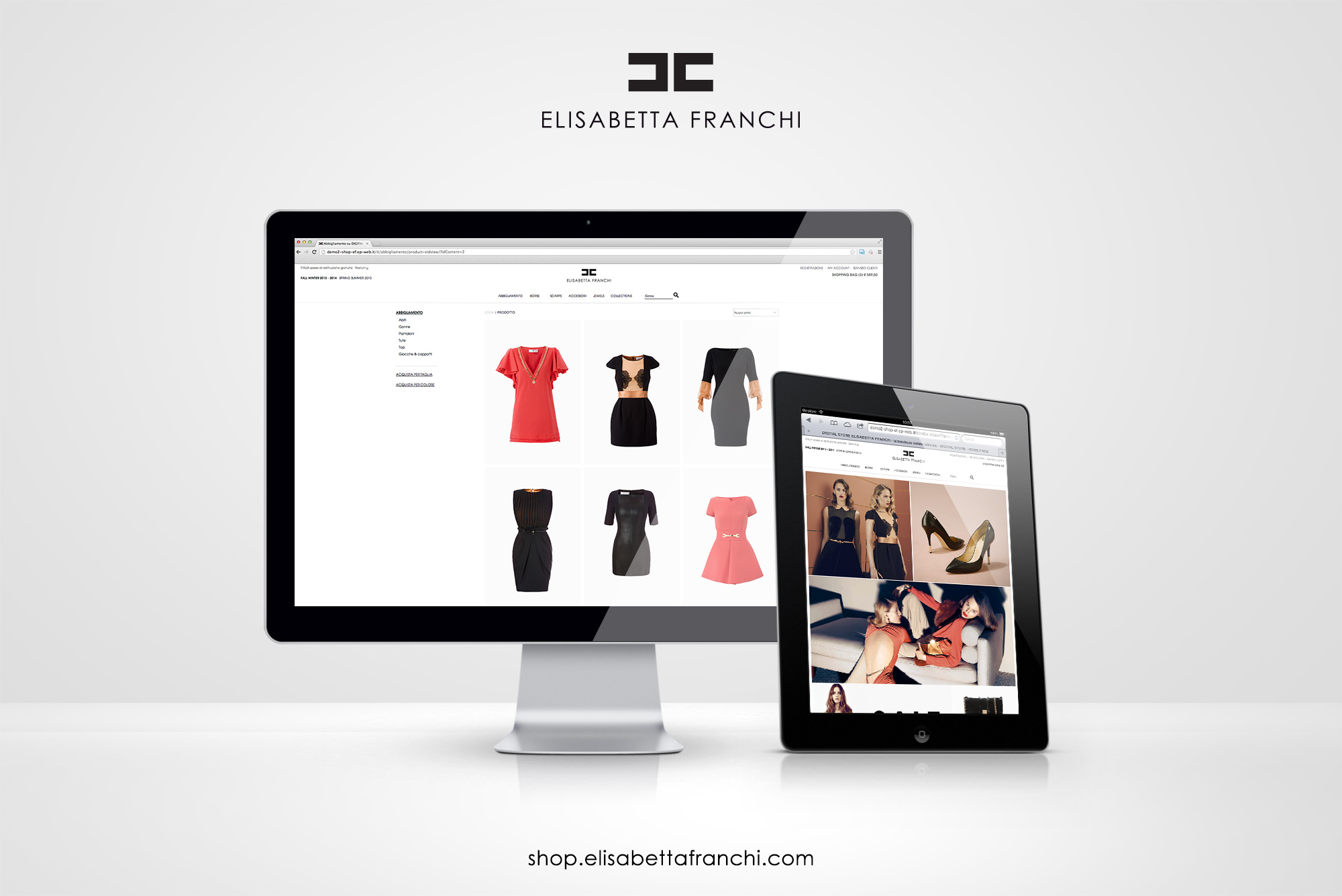 Elisabetta Franchi shop online: lanciato il nuovo sito di shopping per una experience lussuosa