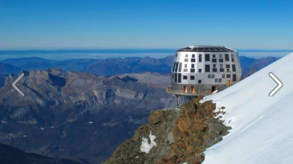 Il rifugio del Goûter, design futuristico in alta quota