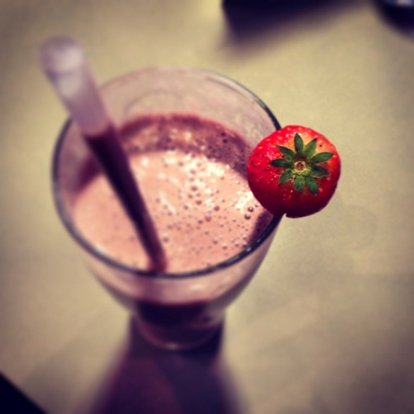 La ricetta del milkshake fragole e panna