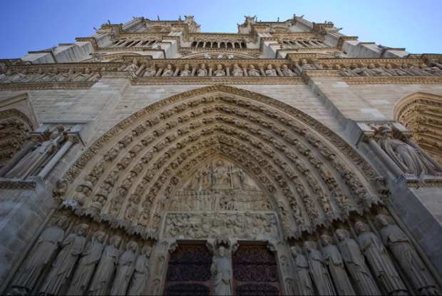 Notre-Dame de Paris, descrizione dettagliata del portale del giudizio