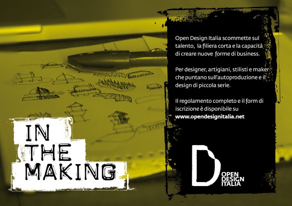 Il concorso per designer Open Design italia 2013