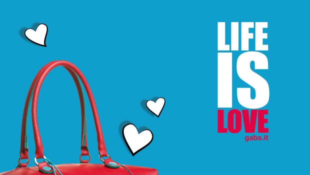 Gabs borse, la campagna pubblicitaria autunno inverno 2013 2014: Life is Love