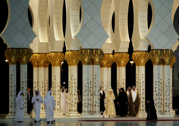La grande Moschea Sheikh Zayed di Abu Dhabi