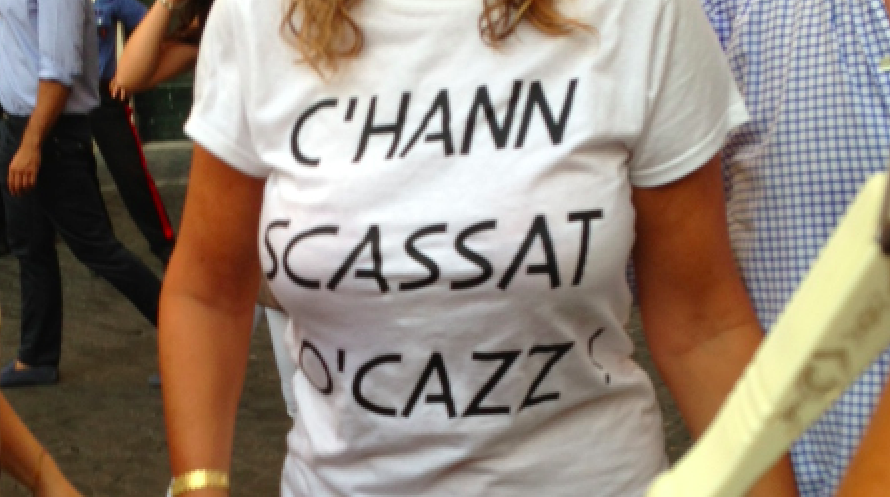 Alessandra Mussolini, la t shirt