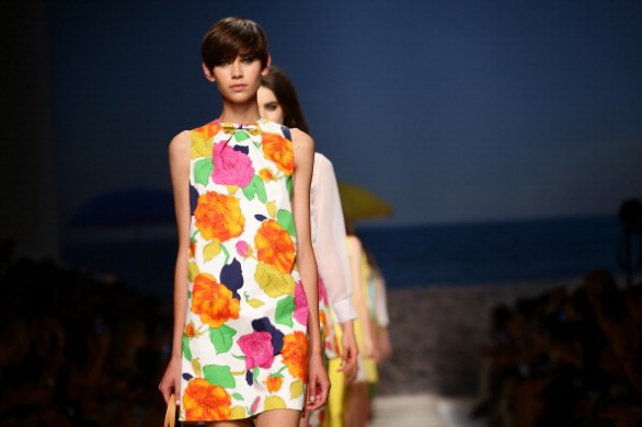 La sfilata di Blugirl per la primavera estate 2014 alla Milano Fashion Week