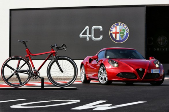 Bicicletta di lusso 4C IFD, un&#8217;Alfa Romeo 4C a due ruote