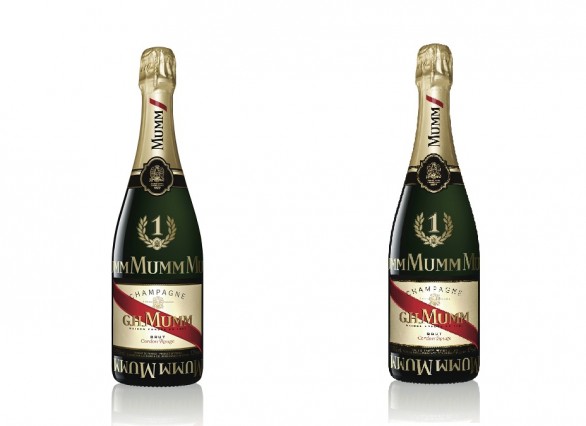 Champagne di lusso Mumm: debutta la bottiglia Formula 1