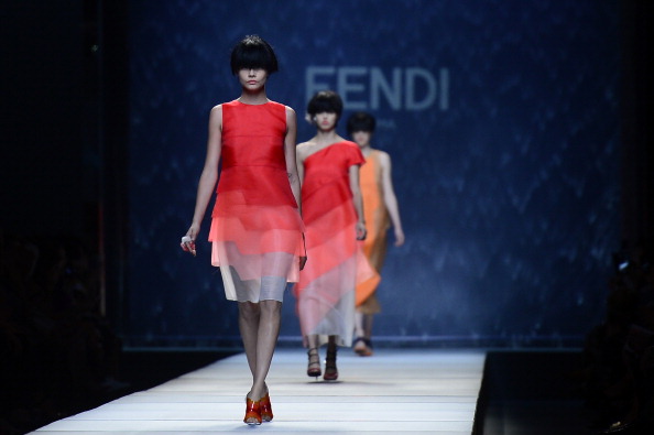 La collezione P/E 2014 di Fendi per Milano Moda Donna